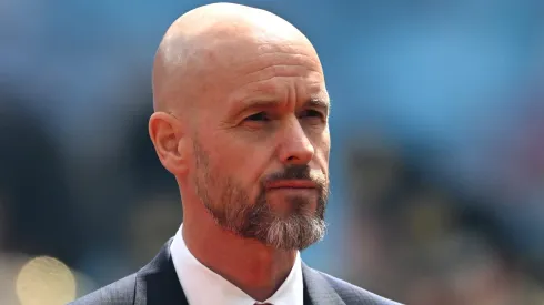 Erik ten Hag está próximo de retorno ao Ajax após passagens por Manchester United e Bayer Leverkusen. (Photo by Mike Hewitt/Getty Images)