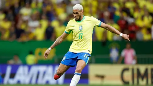 Joelinton em partida da Seleção Brasileira