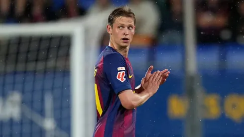 Frenkie De Jong em ação pelo Barcelona.