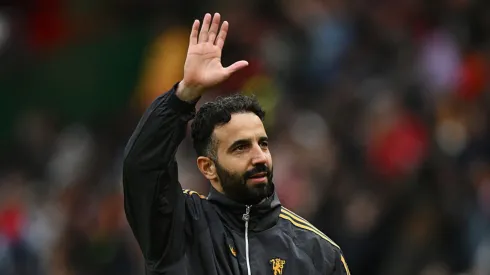 Ruben Amorim em ação pelo Manchester United.