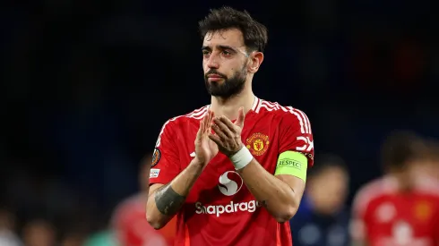 Bruno Fernandes pode deixar o Manchester United. Foto: Ion Alcoba Beitia