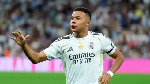 Mbappé em jogo do Real Madrid