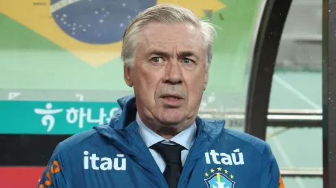Carlo Ancelotti pela Seleção Brasileira (Foto: Chung Sung-Jun/Getty Images)