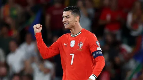 Cristiano Ronaldo em ação pela Seleção de Portugal.