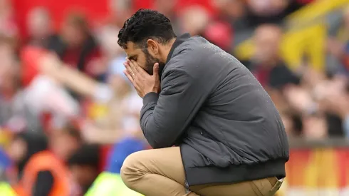 Manchester United vive tensão após bronca de Ruben Amorim em Ugarte. (Photo by Jan Kruger/Getty Images)