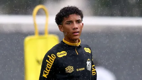 Robinho Jr, atacante do Santos – Foto: Mauricio De Souza/AGIF