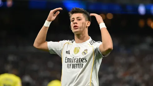 Arda Güler, do Real Madrid, reforça química com Mbappé: “É tão fluido”. (Photo by Denis Doyle/Getty Images)