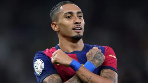 Raphinha, jogador do Barcelona (Foto: Yasser Bakhsh/Getty Images)