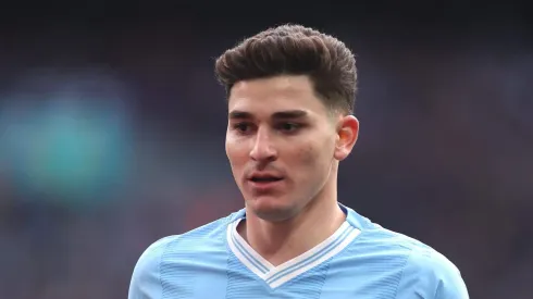 Alvarez, ex-atacante do Manchester City. Foto: Alex Pantling/Getty Images