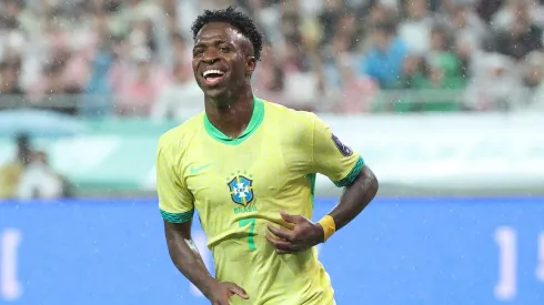 Vini Jr, Alisson e mais: Ancelotti define os cinco primeiros convocados para a Copa do Mundo de 2026. (Photo by Chung Sung-Jun/Getty Images)