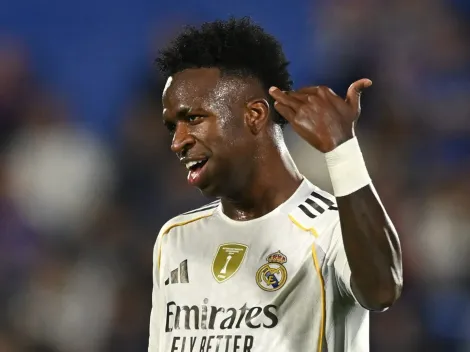 Vinicius Júnior sofre provocação de Juan Iglesias em campo