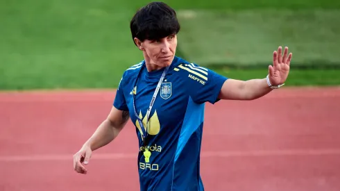 Espanha terá pela primeira vez Sonia Bermúdez na beira do gramado – Foto: Angel Martinez/Getty Images