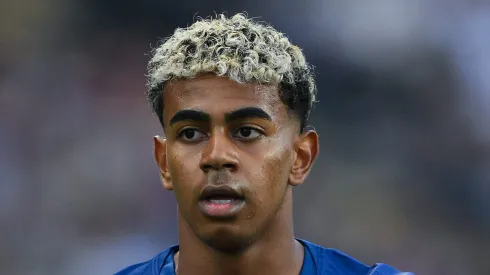 Lamine Yamal pelo Barcelona. Foto: David Ramos/Getty Images