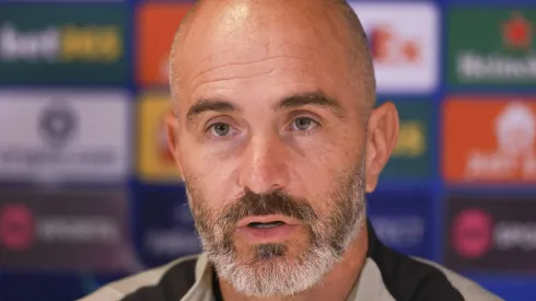 Enzo Maresca, treinador do Chelsea, em entrevista coletiva (Foto: Warren Little/Getty Images)