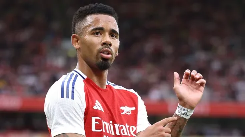 Gabriel Jesus em ação pelo Arsenal. Foto: Warren Little/Getty Images