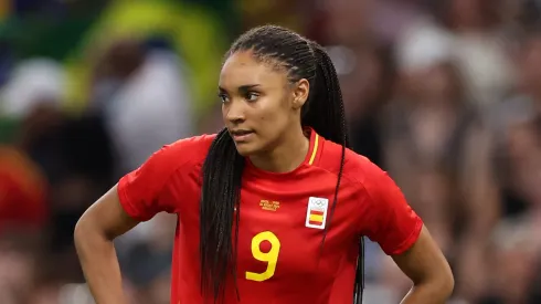 Salma Paralluelo pela Seleção da Espanha (Photo by Alex Livesey/Getty Images)