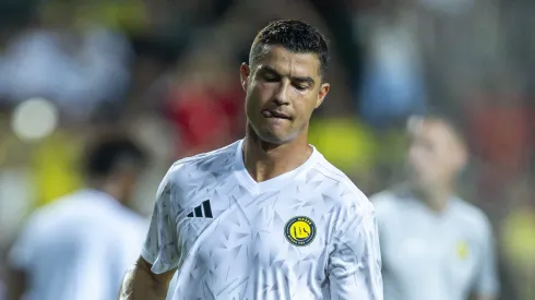 Al-Hazem x Al-Nassr: Cristiano Ronaldo marca o 950º gol da carreira. (Photo by Yu Chun Christopher Wong/Eurasia Sport Images/Getty Images)