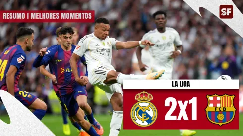 Kylian Mbappé contra o Barcelona. (Foto: Angel Martinez/Getty Images)