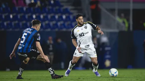 O atacante Hulk em campo no duelo Del Valle x Atlético-MG (Pedro Souza / Atlético)