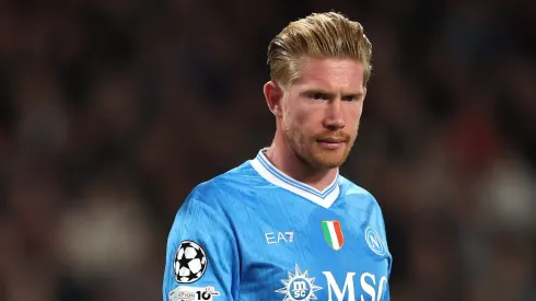 De Bruyne pelo Napoli. Foto: Dean Mouhtaropoulos/Getty Images