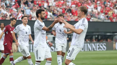 Manchester United está pronto para vender Hojlund (Photo by Vincent Carchietta/Getty Images)