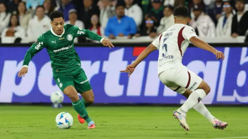 Vitor Roque em ação pelo Palmeiras (Cesar Greco/Palmeiras/by Canon)