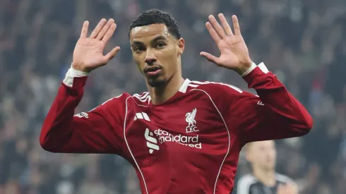 Ekitiké, pelo Liverpool. Jogador pode ser titular contra o Crystal Palace, nesta quarta (29), pela Copa da Liga Inglesa (Foto: Alex Grimm/Getty Images)