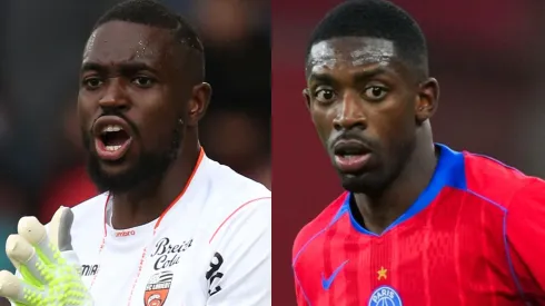 Lorient e PSG se enfrentam pela Ligue 1. Foto: Steve Bardens/Getty Images | Pau Barrena/Getty Images