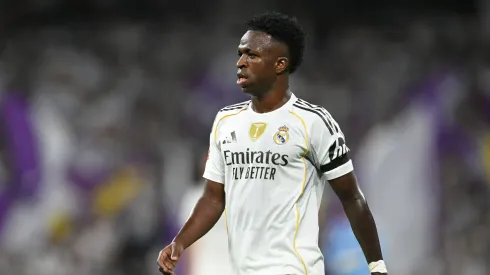 Vinicius Júnior em jogo do Real Madrid