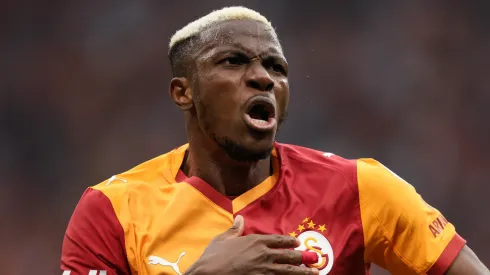 Victor Osimhen, atacante do Galatasaray. (Foto: Ahmad Mora/Getty Images)