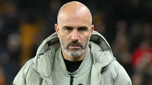 Enzo Maresca contra o Wolverhampton. Treinador do Chelsea ficou irritado com Liam Delap após expulsão (Foto: Clive Mason/Getty Images)