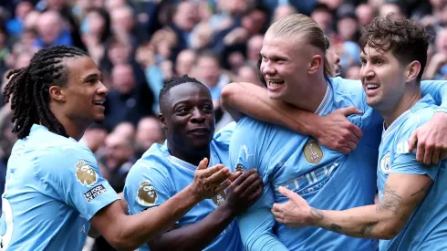 Nathan Aké, ao lado de Doku, Haaland e Stones, é alvo do Crystal Palace (Foto: Alex Livesey/Getty Images)