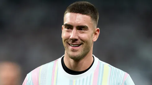 Dusan Vlahovic, centroavante da Juventus, chama atenção de Chelsea e Barcelona. (Foto: Angel Martinez/Getty Images)