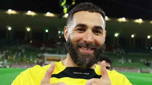 Benzema pelo Al-Ittihad. Foto: Yasser Bakhsh/Getty Images