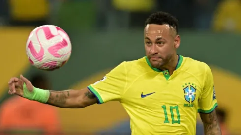 Neymar Jr em ação pela Seleção Brasileira.
