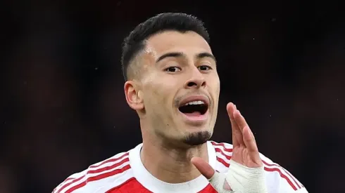 Gabriel Martinelli é dúvida para jogo do Arsenal (Foto: Alex Pantling/Getty Images)
