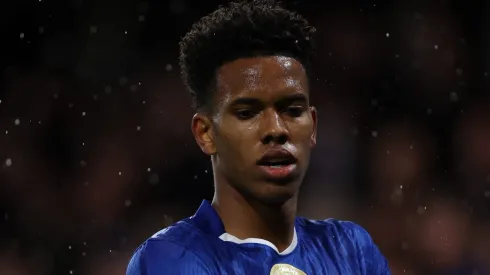 Estêvão em jogo do Chelsea. Foto: Justin Setterfield/Getty Images