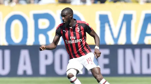 Timeoué Bakayoko em ação pelo Milan.