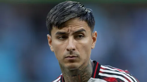 Pulgar pelo Flamengo. Foto: Foto: Liamara Polli/AGIF