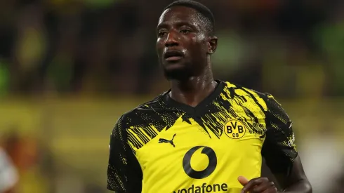 Borussia Dortmund terá Guirassy como referência no ataque para tentar surpreender o Manchester City (Foto: Dean Mouhtaropoulos/Getty Images)