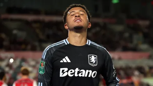 Jadon Sancho pelo Aston Villa. (Foto: Eddie Keogh/Getty Images)