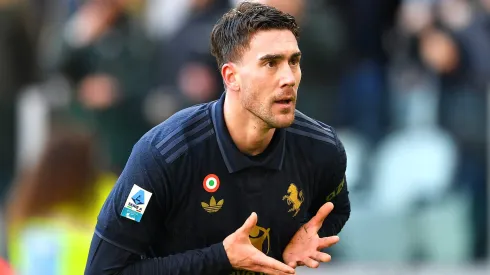 Vlahovic deve permanecer na Juventus segundo o treinador Luciano Spalletti. Foto: Valerio Pennicino