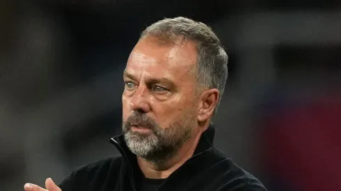 Hansi Flick pelo Barcelona. Foto: Alex Caparros/Getty Images