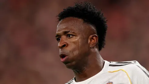 Vinicius Júnior pelo Real Madrid. Foto: Carl Recine/Getty Images