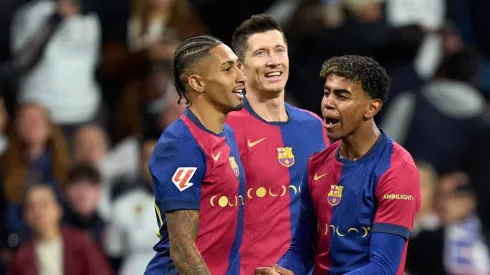 Trio do Barcelona em campo (Foto: Angel Martinez/Getty Images)