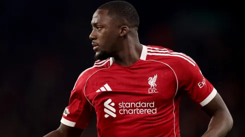 Ibrahima Konaté pelo Liverpool. (Foto: Carl Recine/Getty Images)