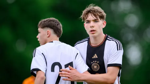 Barcelona-Eichhorn-Hertha Berlin. (Photo by Marvin Ibo Guengoer/Getty Images for DFB)