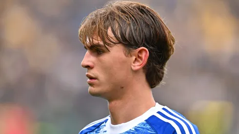 Real Madrid acompanha de perto Nico Paz e Jacobo Ramón, emprestados ao Como, e Xabi Alonso se encanta com a evolução das joias. (Photo by Alessandro Sabattini/Getty Images)