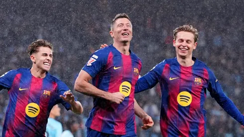 Barcelona vence Celta de Vigo em LaLiga com hat-trick de Lewandowski. (Photo by Jose Manuel Alvarez Rey/Getty Images)