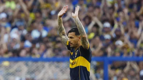 Na primeira vez como titular em um Boca-River, Leandro Paredes viveu uma noite inesquecível. (Foto: Marcos Brindicci/Getty Images)